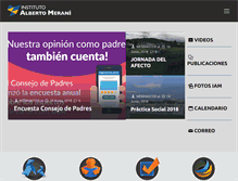 Tablet Screenshot of institutomerani.edu.co